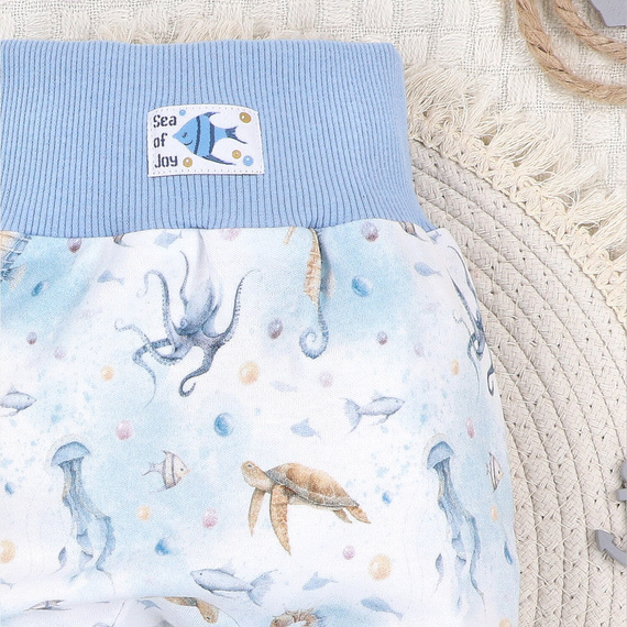 ABN-5456 Бебешки спални костюми Sea Of Joy Nini – органичен памук, ластик на талията