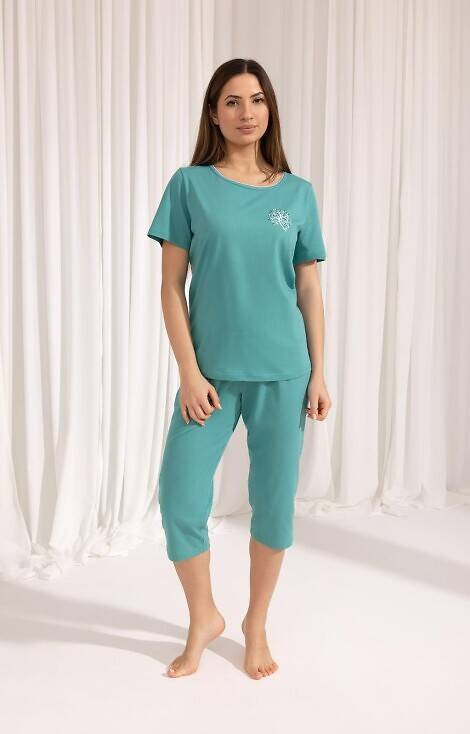 692 Дамска пижама Regina - зелена