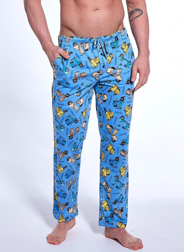 691/58 Корнет пижамен панталон, син