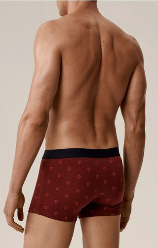 2GMH-029 Мъжки боксерки Atlantic - памук с еластан, с мотив на сърце, комплект от 2 броя