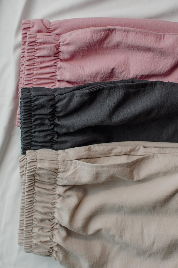 Maeve 875 De Lafense дамски панталон за пижама - дълъг, гладък, с джобове - пясъчен