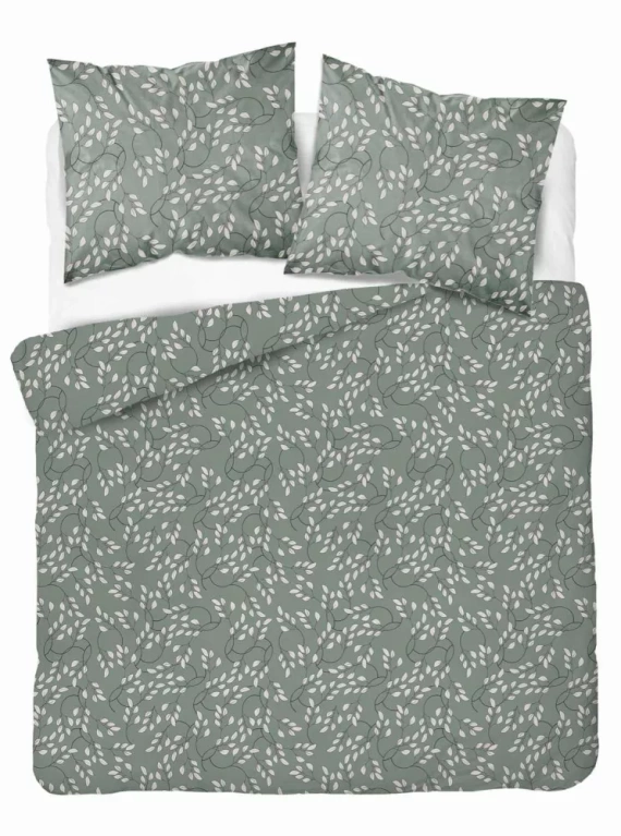 5217 A Спално бельо от сатен, фини листа, градински чай Detexpol