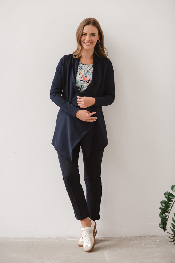 Жилетка за бременни Mama Wrap Milk&Love, тъмносиня