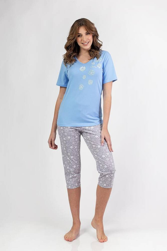 696 Дамска пижама Regina - синя