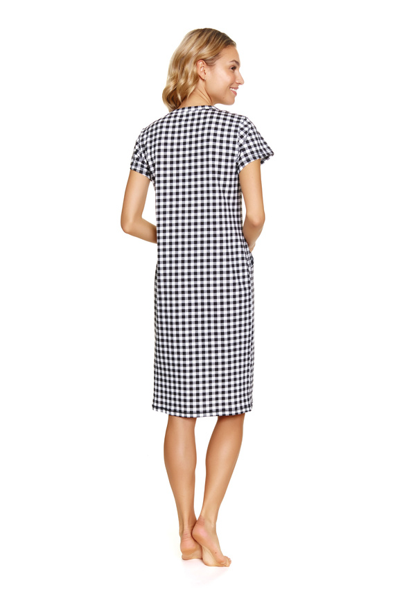 5271 Нощница за бременни и кърмачки Doctor Nap - черно каре